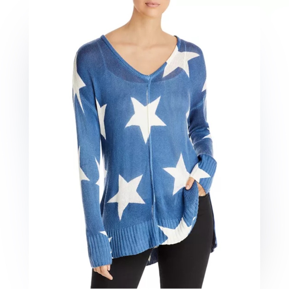 Elan Star Print All Print Sweater